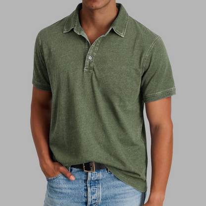 Benno | Weiches gewaschenes Polo für Komfort und Stil