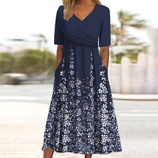 Susannah | Elegantes Maxikleid mit Blumenmuster