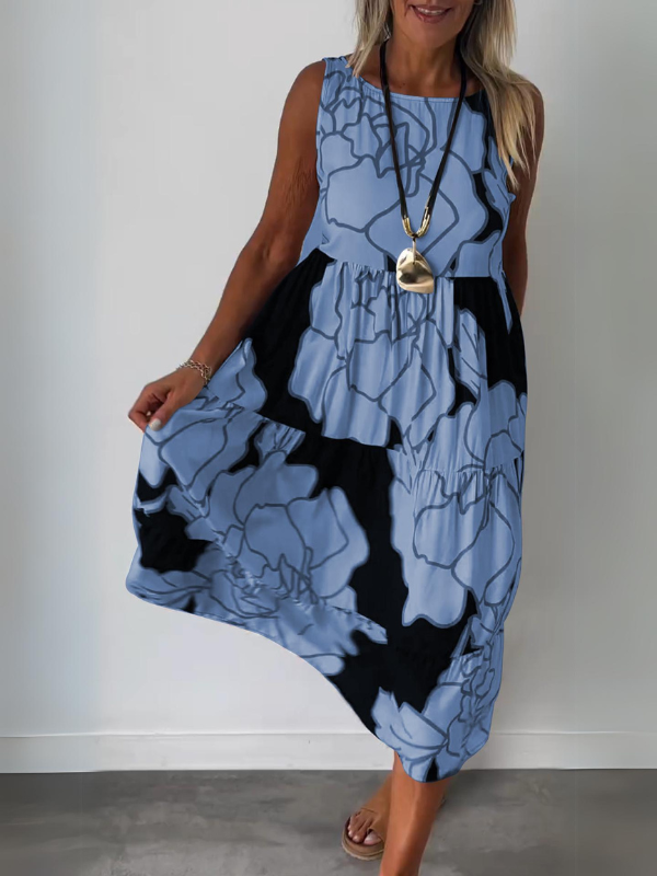 Gwendolyn | Elegantes ärmelloses Maxikleid