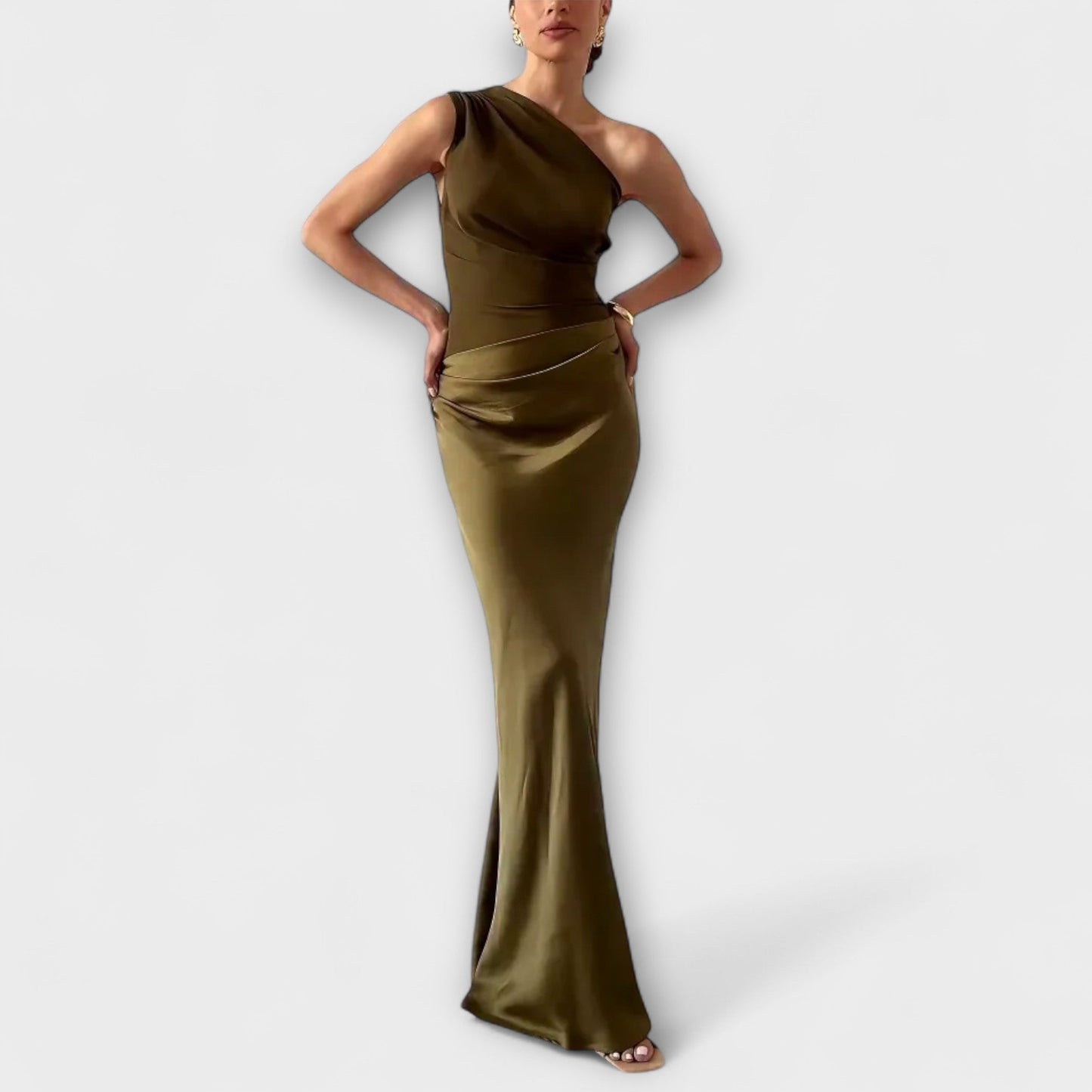 Lena | Elegantes Faltenkleid