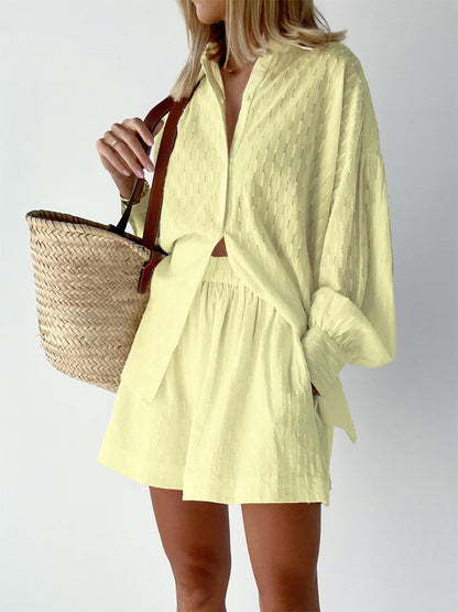 Maud | Schickes Shirt- und Shorts-Set