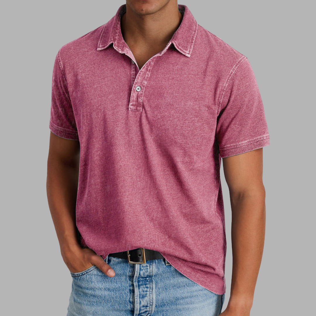 Benno | Weiches gewaschenes Polo für Komfort und Stil