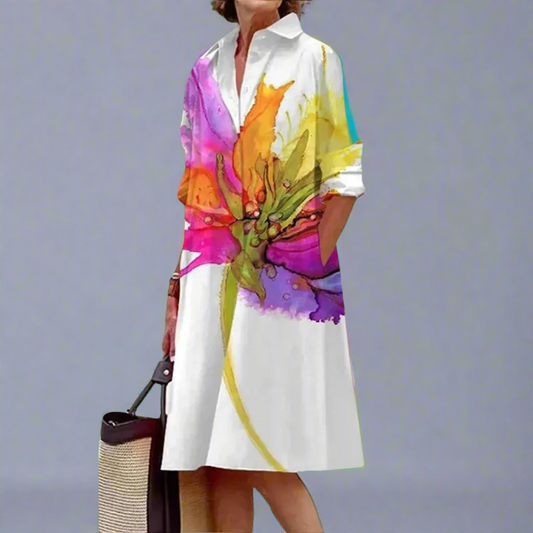 Calliope | Elegantes Midi Kleid