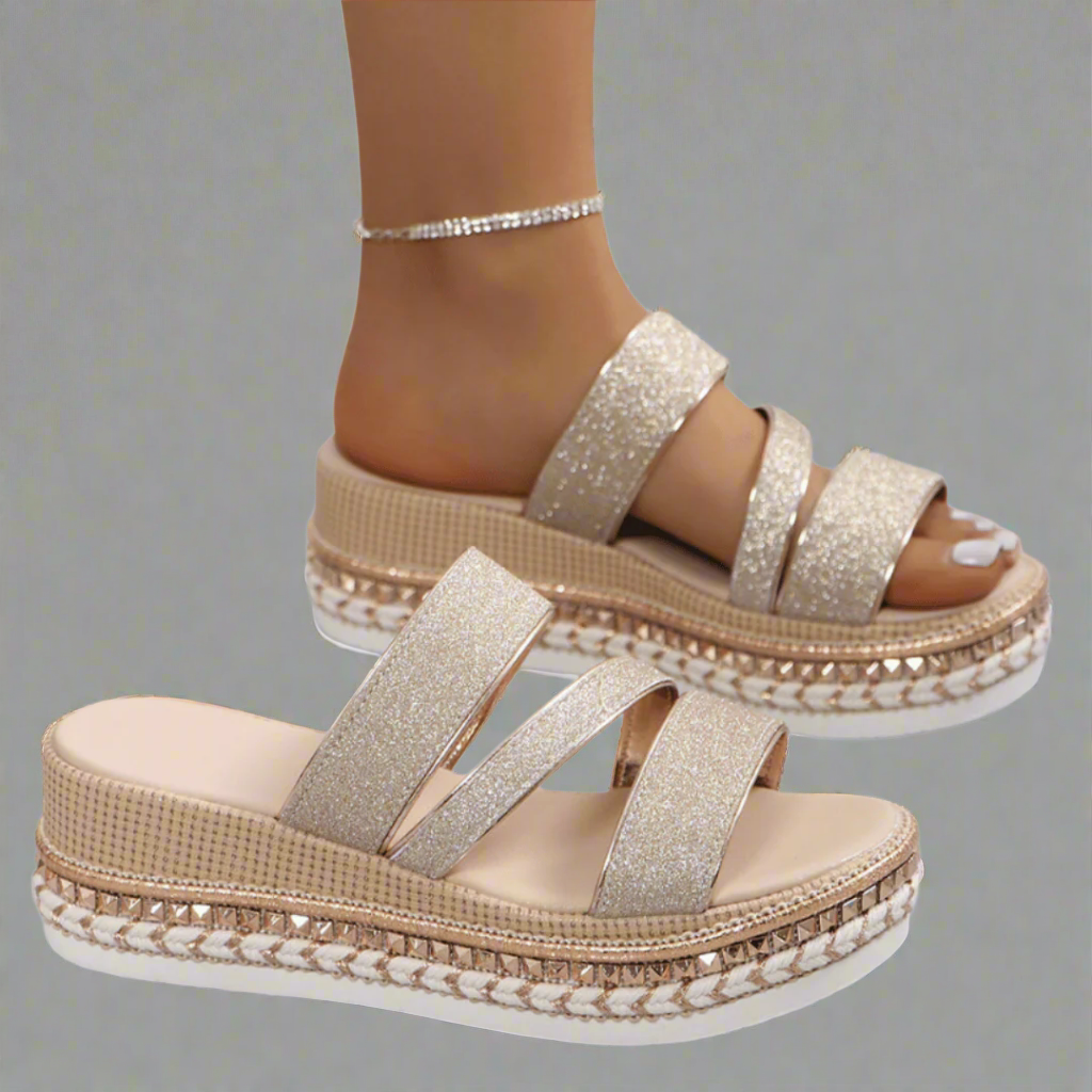 Hanne | Elegante Sandalen auf Keilabsatz