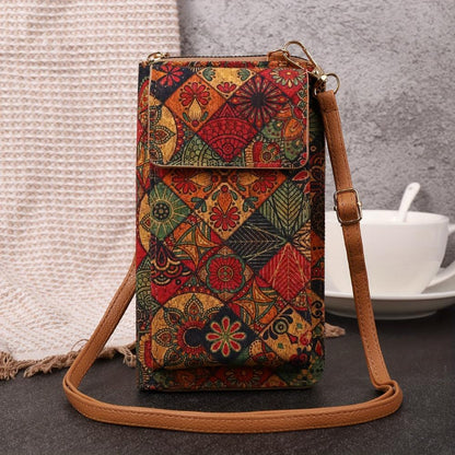 Lilla | Boho Blumen Umhängetasche