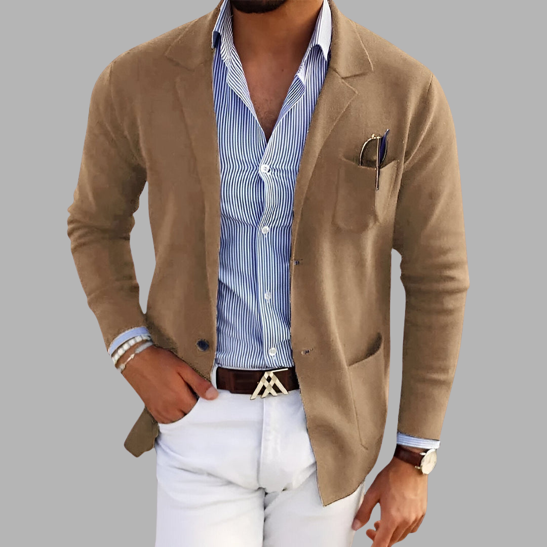 Dieter | Eleganter Strickblazer für Stil und Komfort
