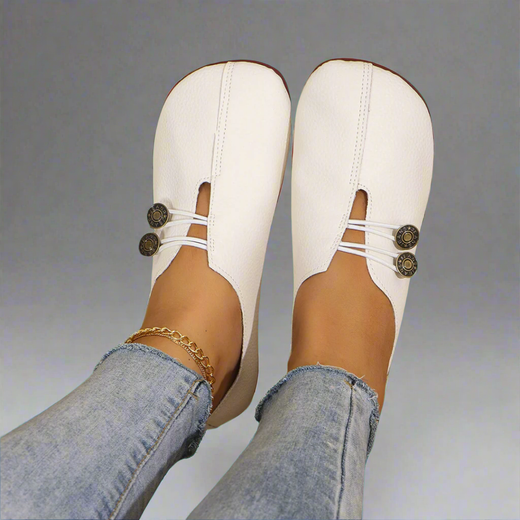 Larissa | Elegante Wildleder-Mokassins aus Ziegenleder