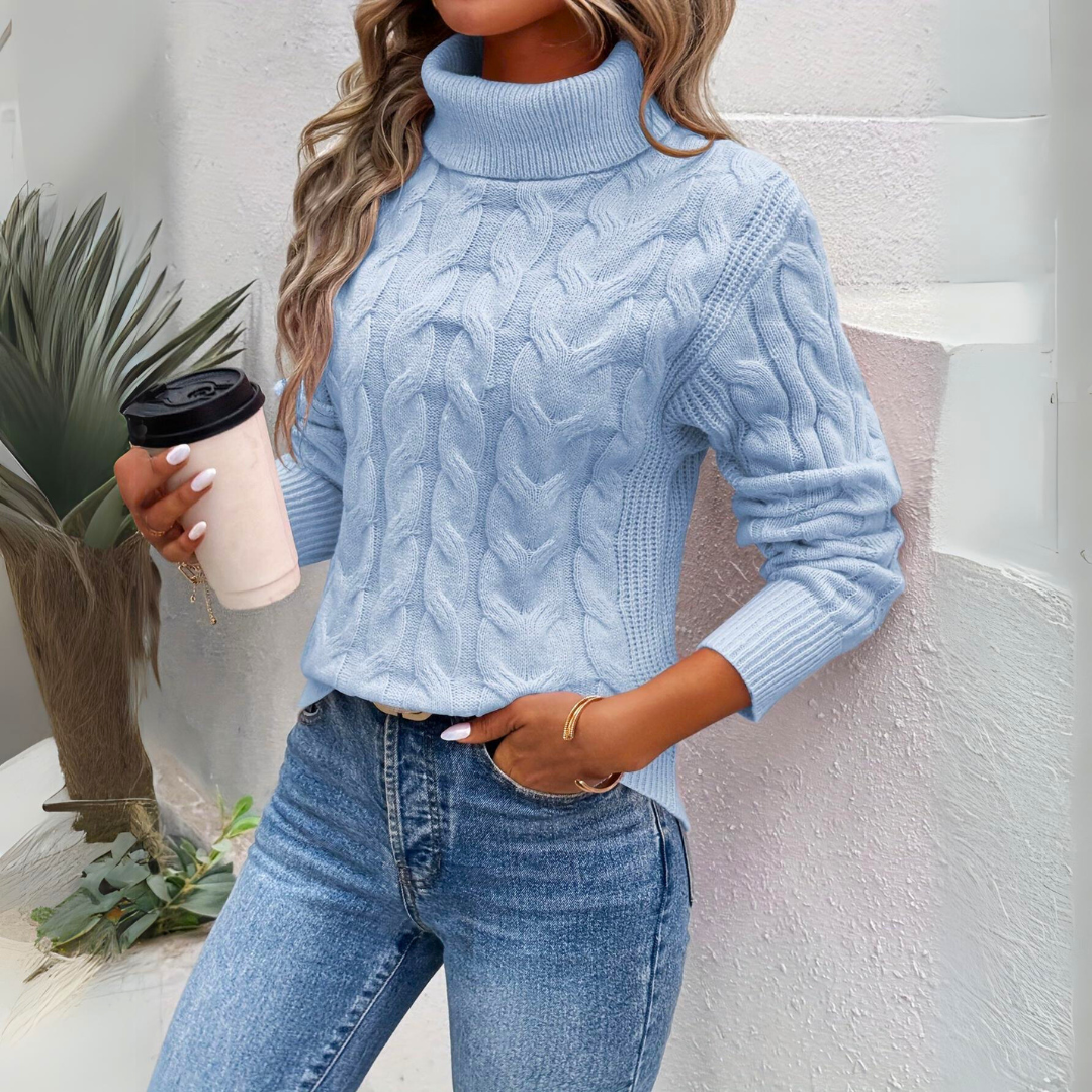 Giorgia™ |  Warmer gestrickter Rollkragenpullover für Damen