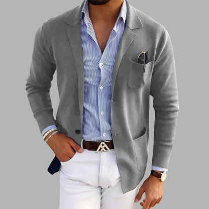 Dieter | Eleganter Strickblazer für Stil und Komfort