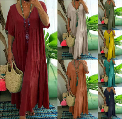 BAHAMA™ - Baumwoll- und Leinenkleid