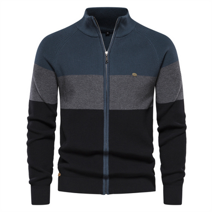Jack Washington Baumwoll-Cardigan mit Reißverschluss