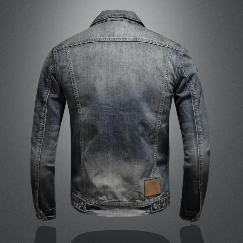 WALTER | Klassische Stonewash-Denimjacke mit zeitlosem Flair