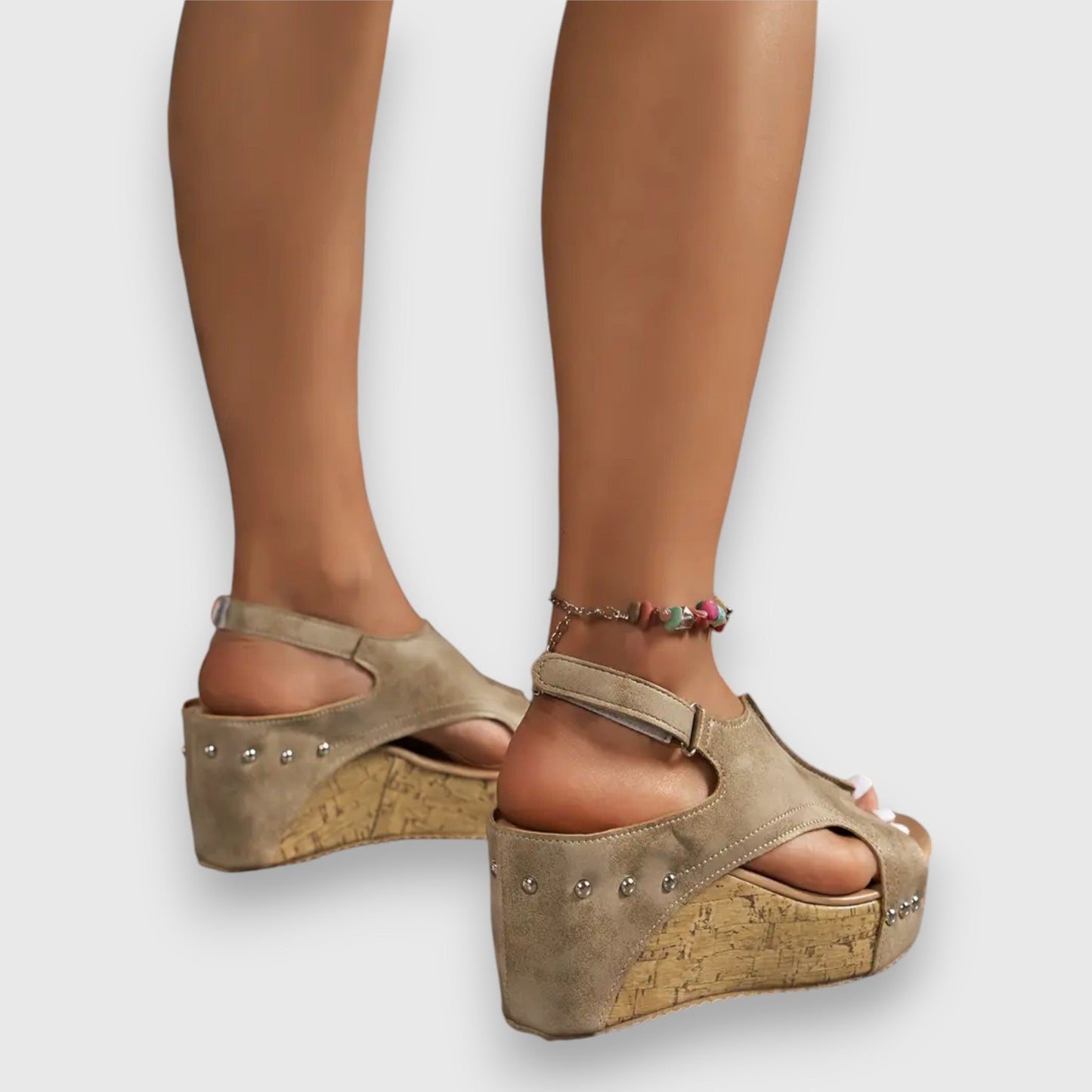 Mia | Vintage Plateau-Sandalen