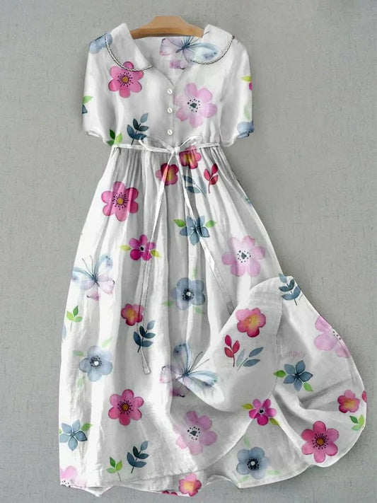 Lena | Elegantes Blumen Kleid