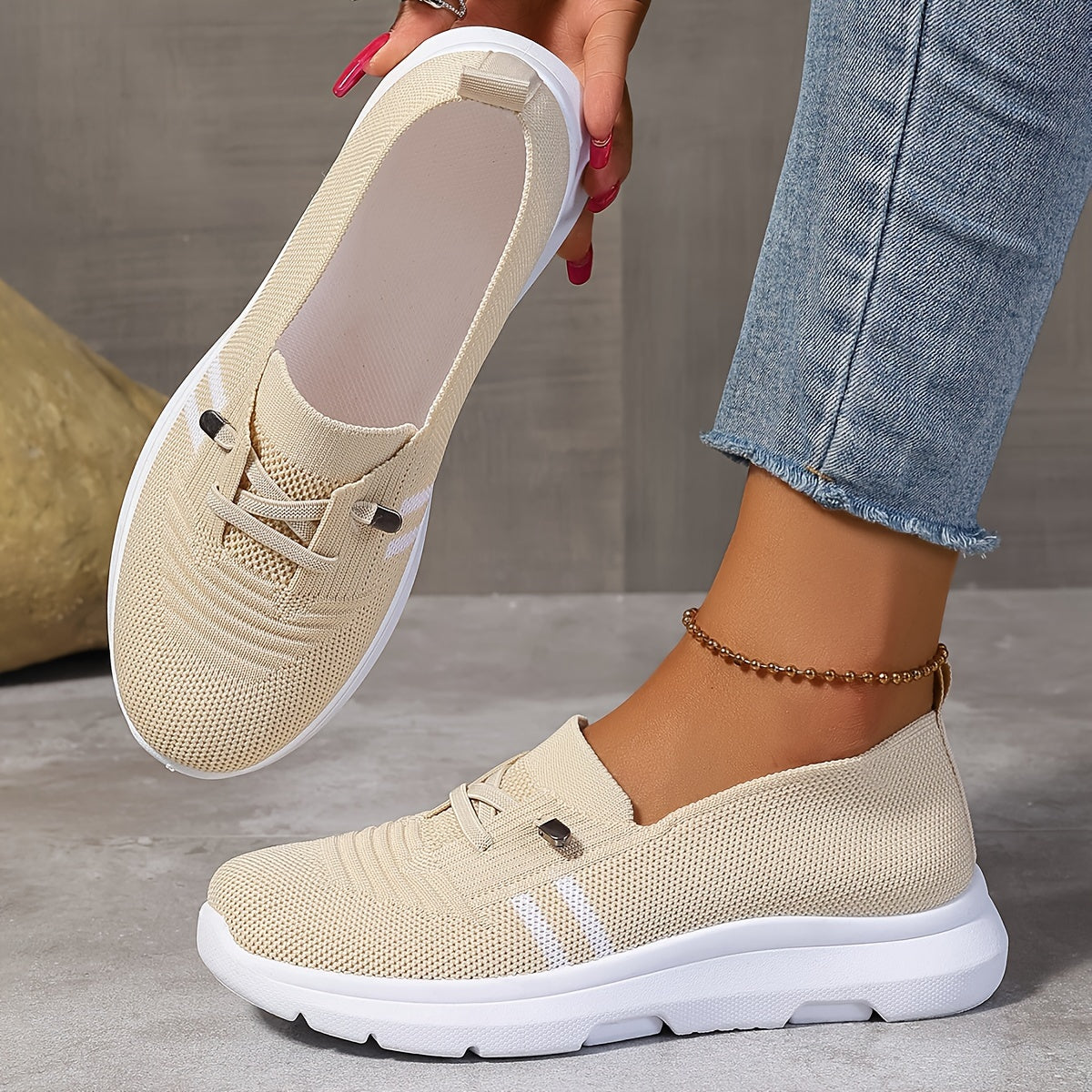 Zanya | Gestreifte Sneaker
