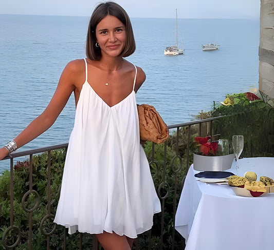 Mio™ | Elegantes Kleid mit offenem Rücken