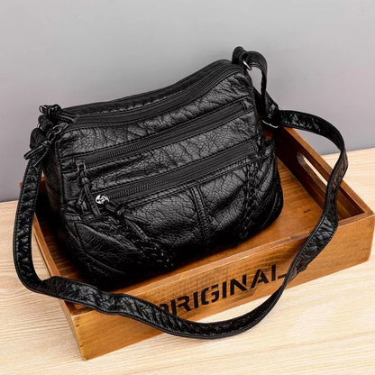 Lea™ - Elegante weiche Ledertasche