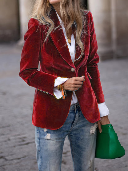 Clara™ | Retro-Blazer mit einem Knopf