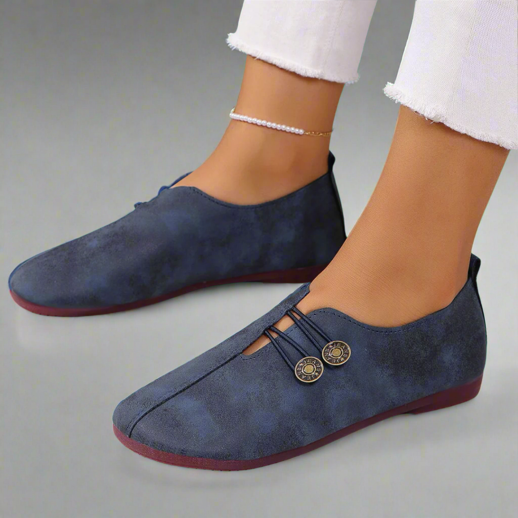 Larissa | Elegante Wildleder-Mokassins aus Ziegenleder
