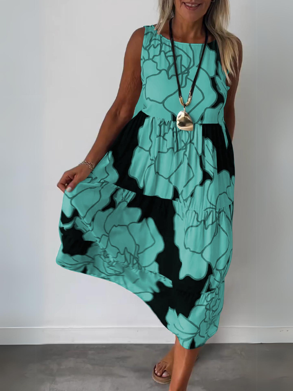 Gwendolyn | Elegantes ärmelloses Maxikleid