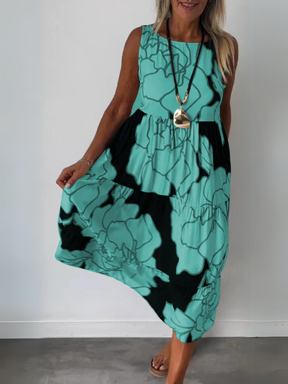 Gwendolyn | Elegantes ärmelloses Maxikleid