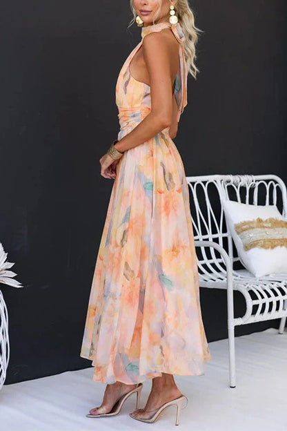 Sari™ | Elegantes Kleid im Aquarellstil