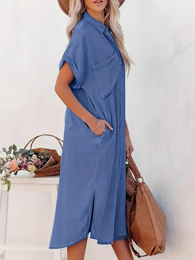 Béatrice | Elegante Bluse mit Taschen
