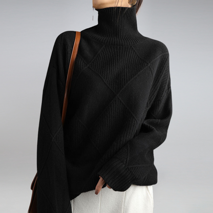 Adelle | Eleganter Rollkragenpullover