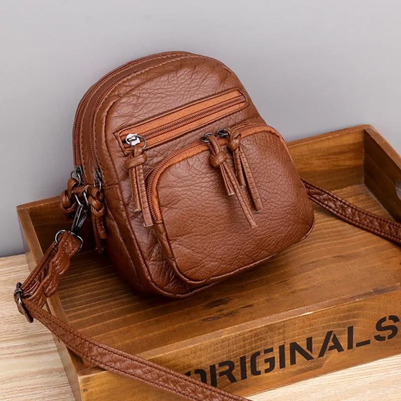 Ella™ - Elegante Leder Schultertasche