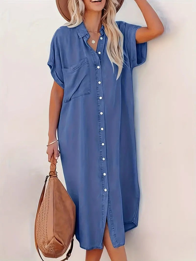 Béatrice | Elegante Bluse mit Taschen