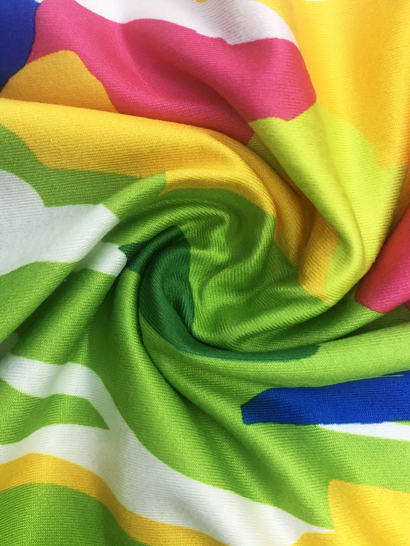 Camille - Lebhaftes Abstract Kleid