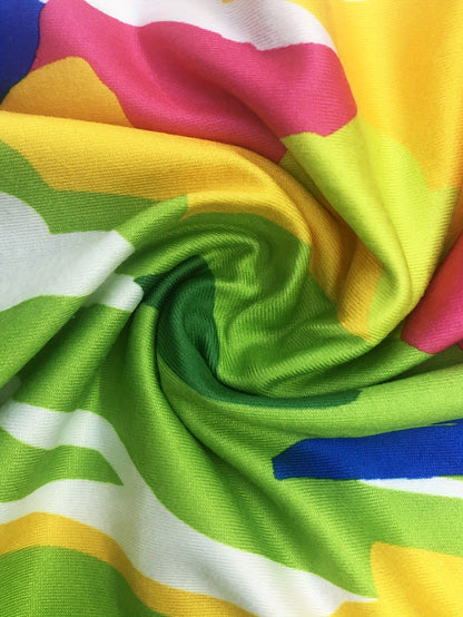 Camille - Lebhaftes Abstract Kleid