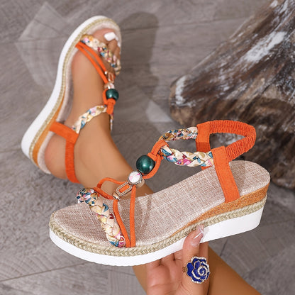 Rita | Elegante Keilsandalen