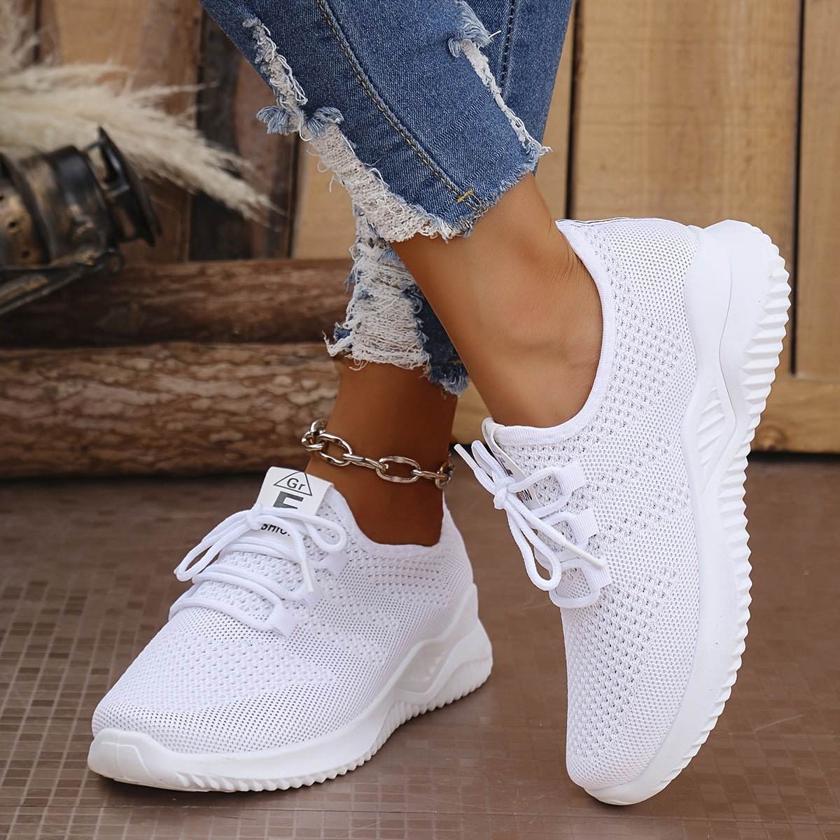 Fenya | Elegante Sneakers in Weiß