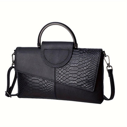 Celeste | Luxus-Handtasche mit Krokodil-Muster