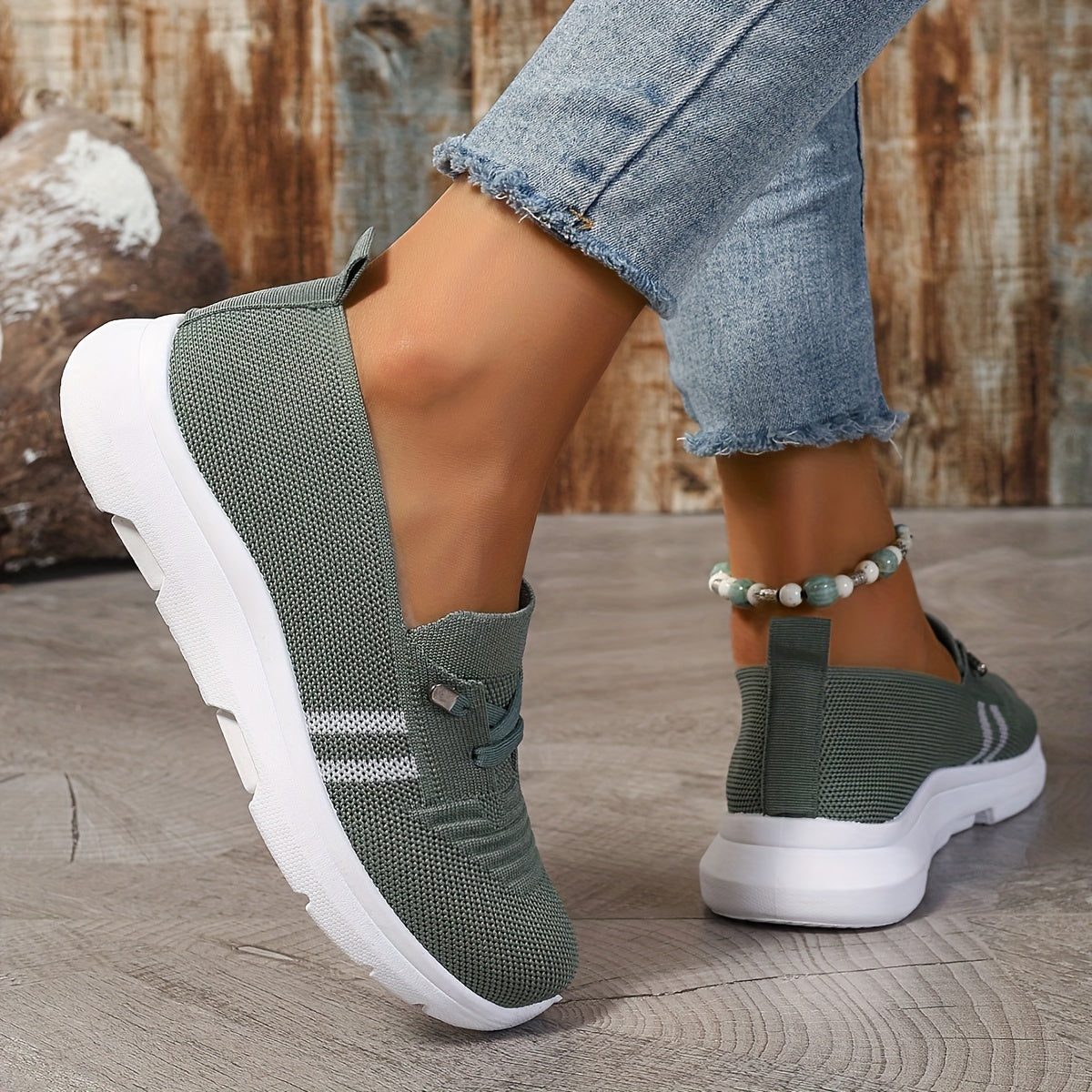 Zanya | Gestreifte Sneaker