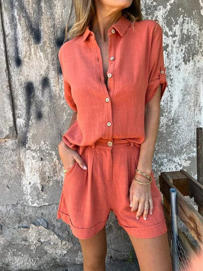 Auriana | Luxe Breeze Leinen Set