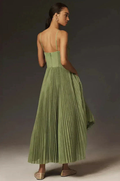Isabella | Elegantes Plissiertes Tüll-Midikleid