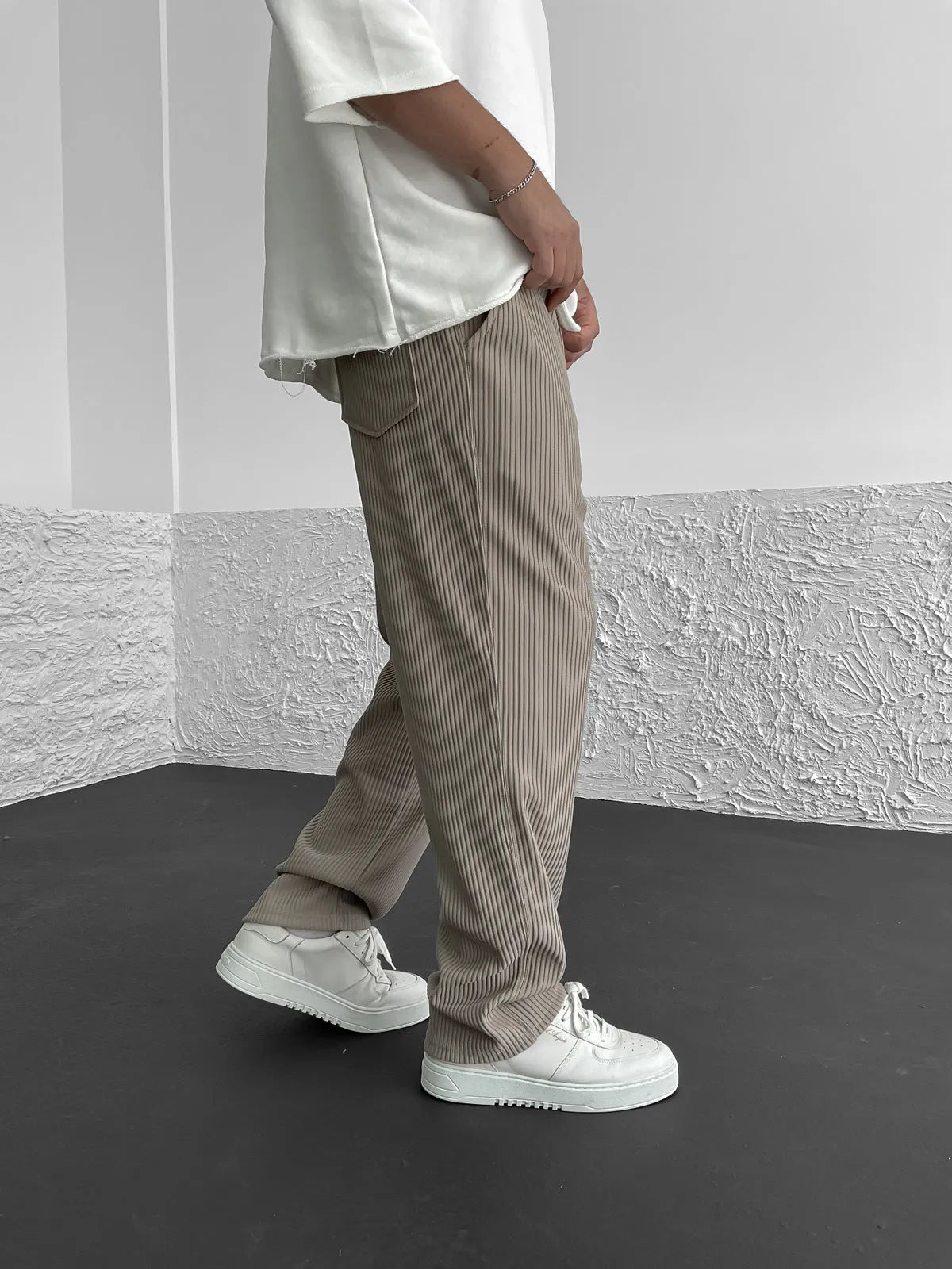Matteo™ | Gerippte Hose mit Flexibler Eleganz
