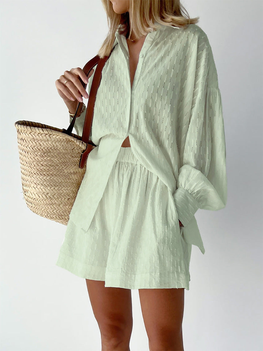 Maud | Schickes Shirt- und Shorts-Set
