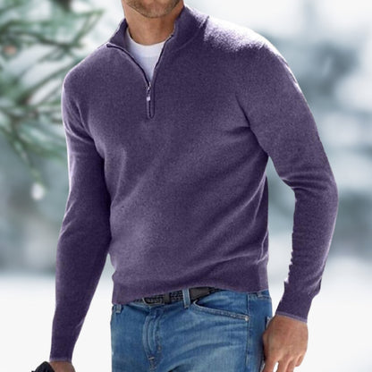 Matteo™ | Pullover mit Stilvollem Reißverschluss