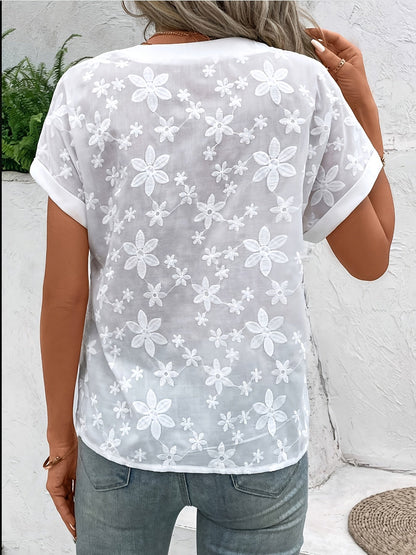 Cyra | Elegante weiße Bluse