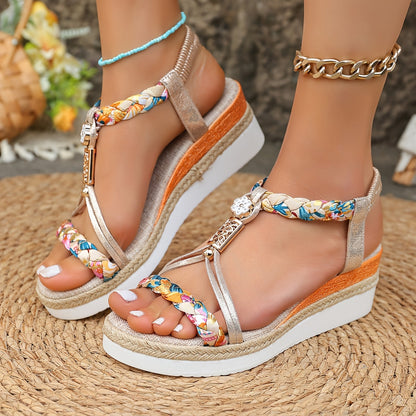 Rita | Elegante Keilsandalen
