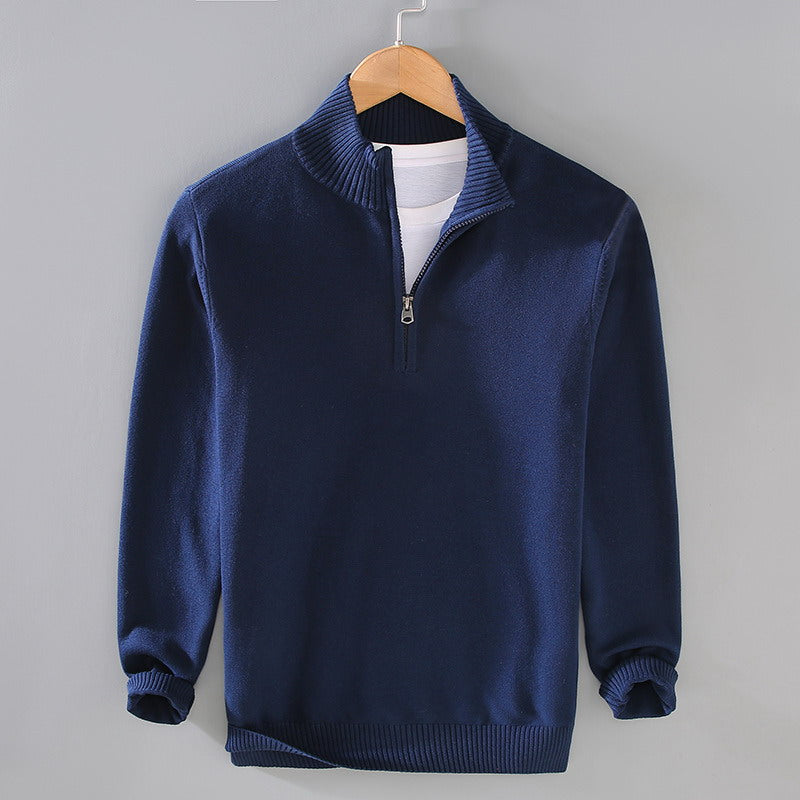 Tom™ | Pullover mit Halbem Reißverschluss