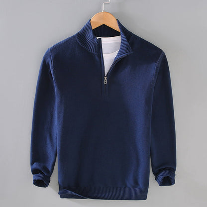 Tom™ | Pullover mit Halbem Reißverschluss
