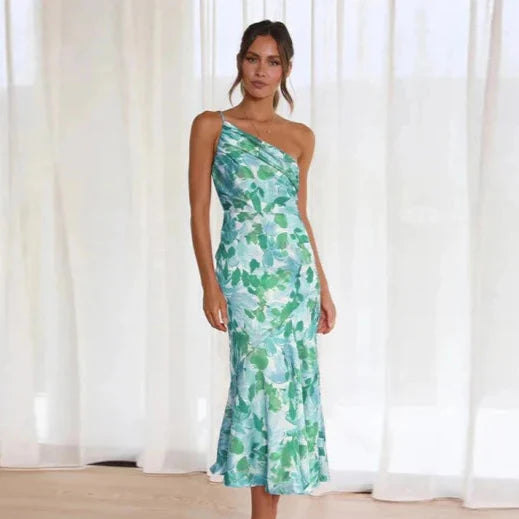 Eliza | Elegantes Ein-Schulter Kleid