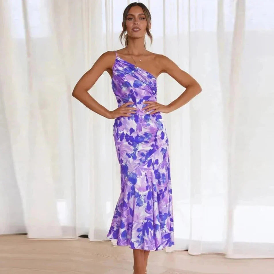 Eliza | Elegantes Ein-Schulter Kleid