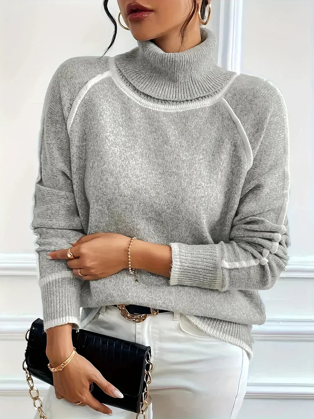 Ella | Eleganter Turtleneck-Pullover