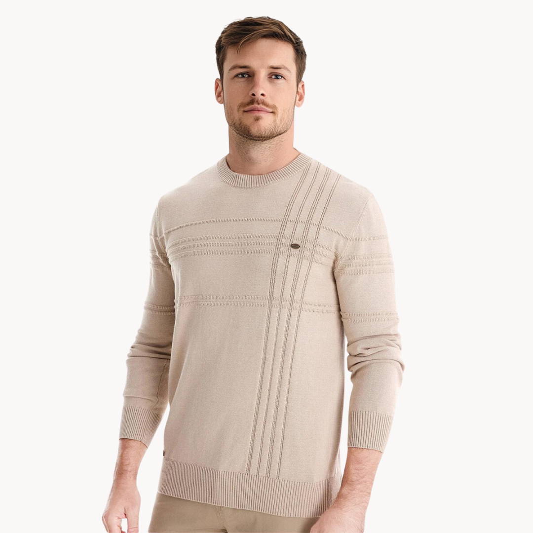 Frederik™ | Pullover mit Zeitlosem Karodesign
