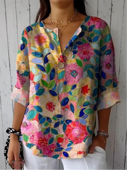 Arlene | Elegante Bluse mit floralem Muster